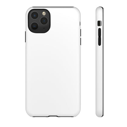 White Phone Case - for Apple, Samsung, and Google Phones