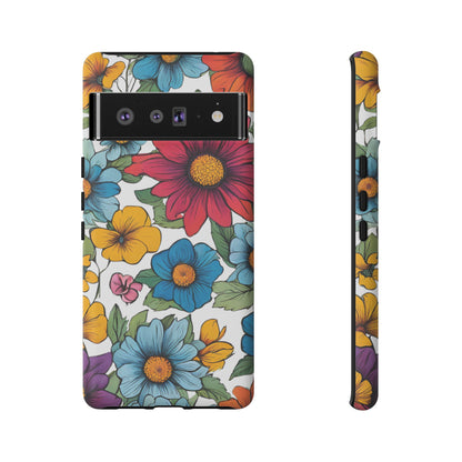 Floral Phone Case - for Apple, Samsung, and Google Phones