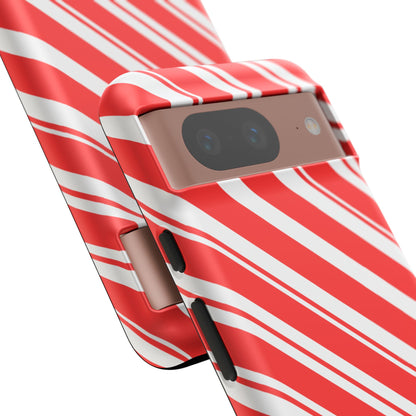 Candy Cane Phone Case - for Apple, Samsung, and Google Phones