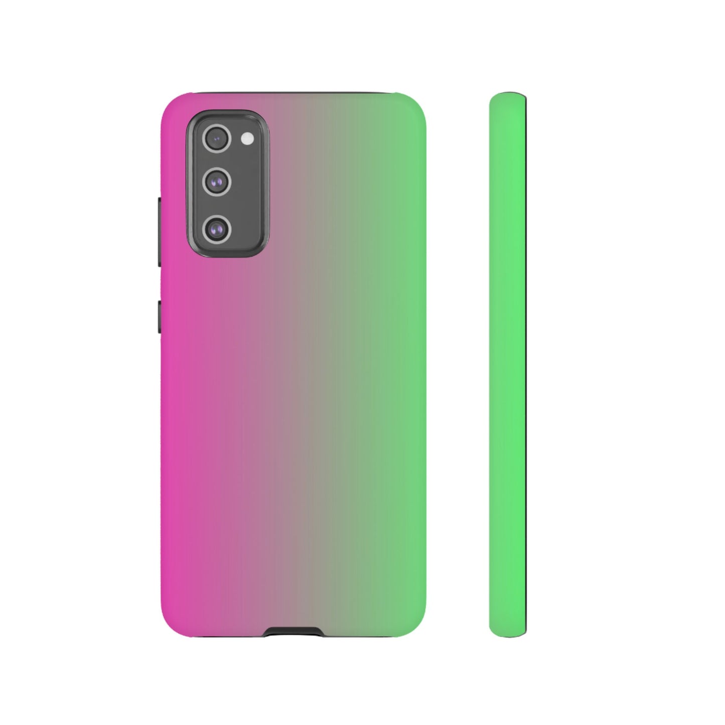 Ombre Pink and Green Phone Case - for Apple, Samsung, and Google Phones