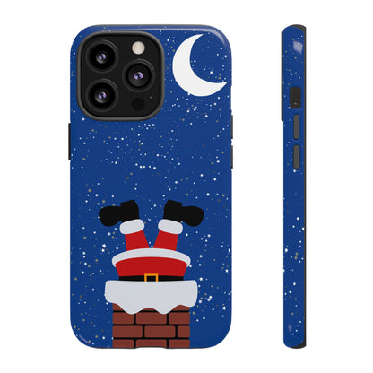 Stuck Santa Phone Case - for Apple, Samsung, and Google Phones