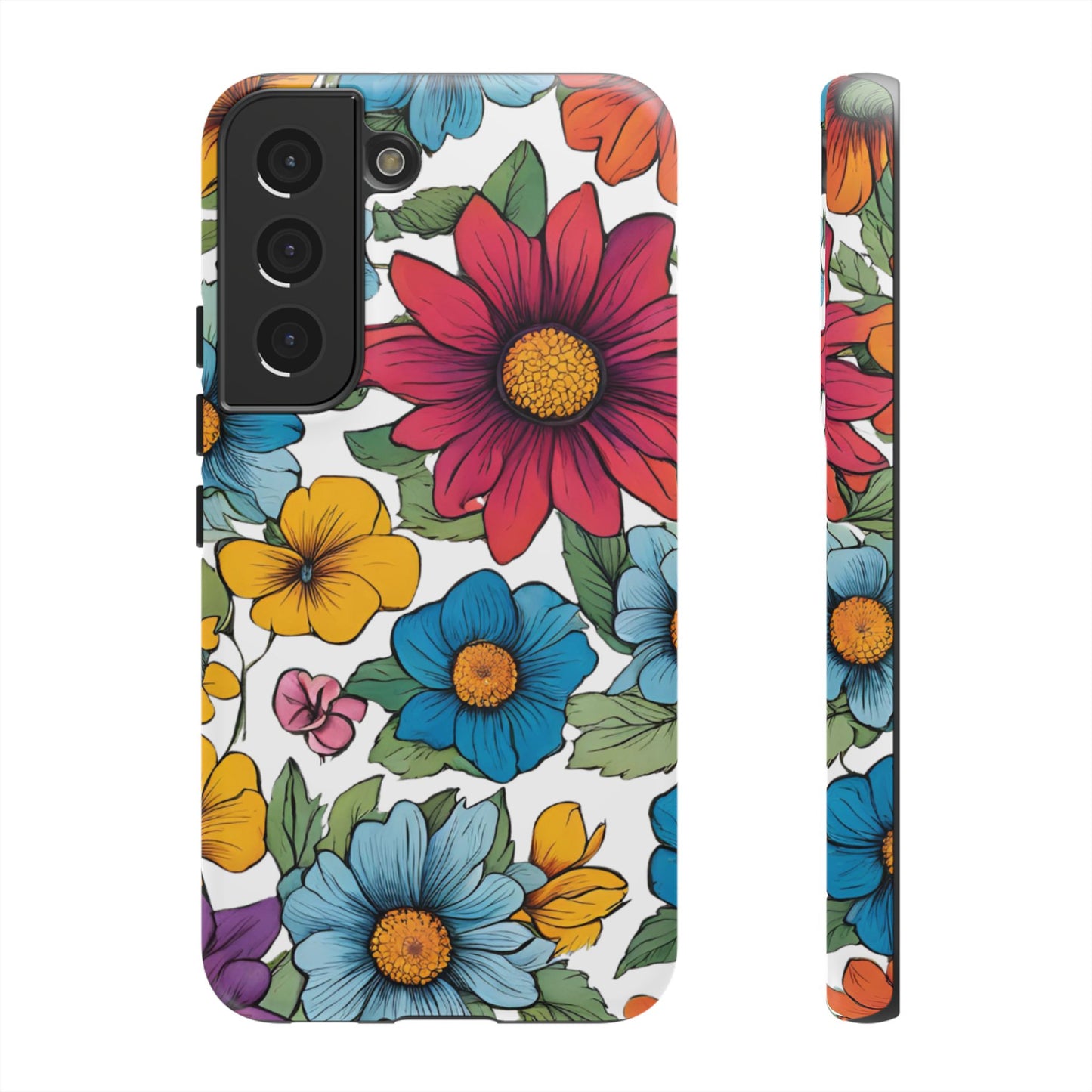 Floral Phone Case - for Apple, Samsung, and Google Phones