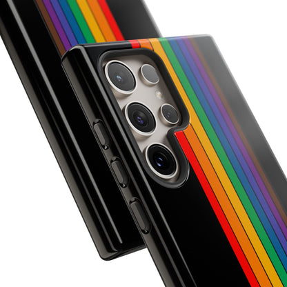 Rainbow Stripe Phone Case - for Apple, Samsung, and Google Phones