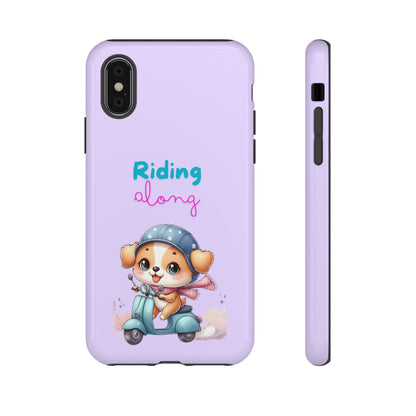 Purple Puppy Phone Case - for Apple, Samsung, and Google Phones