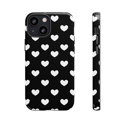 White Heart Phone Case - for Apple, Samsung, and Google Phones