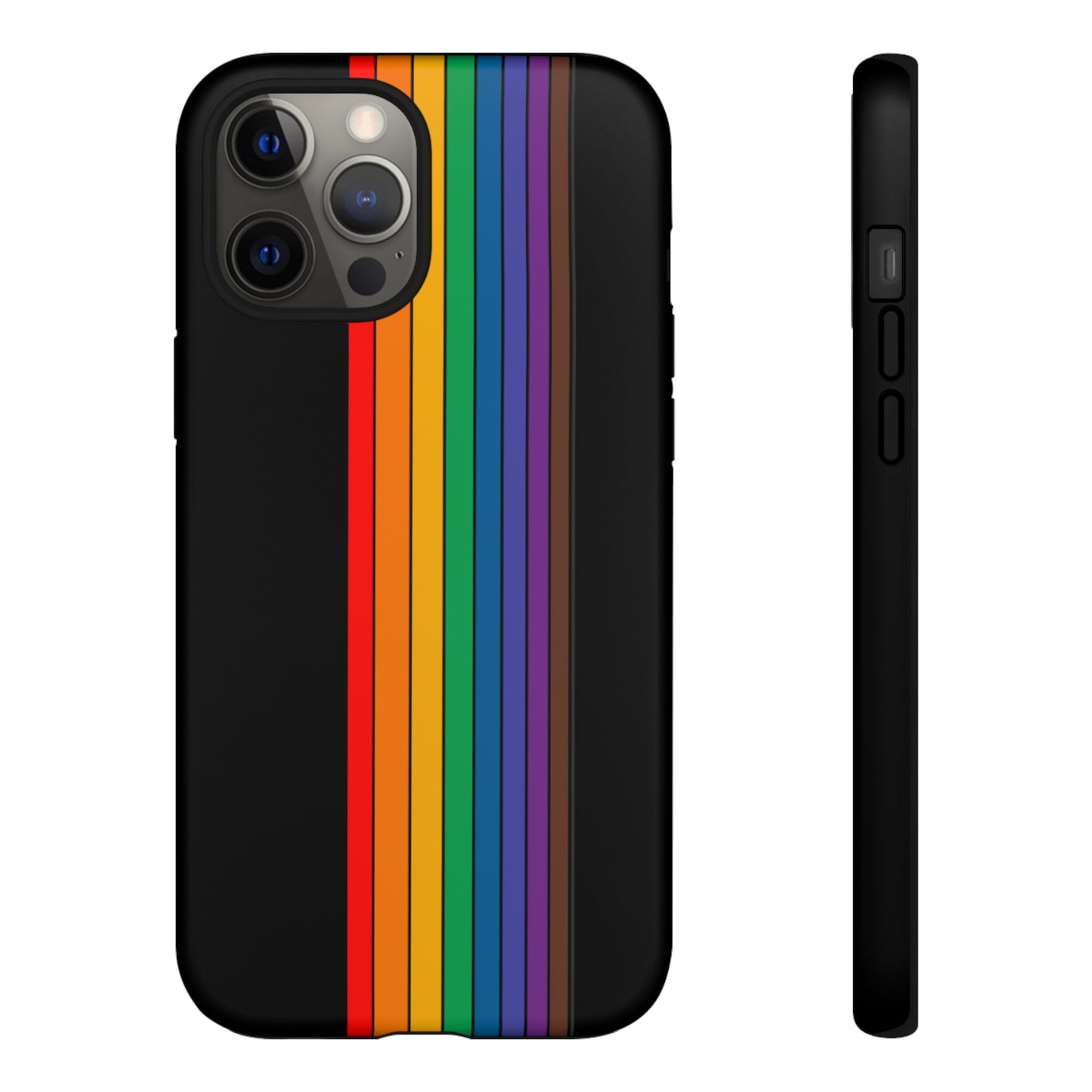 Rainbow Stripe Phone Case - for Apple, Samsung, and Google Phones