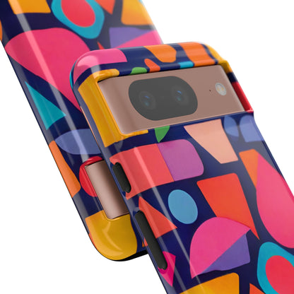 Abstract Geometric Shapes Phone Case - for Apple, Samsung, and Google Phones