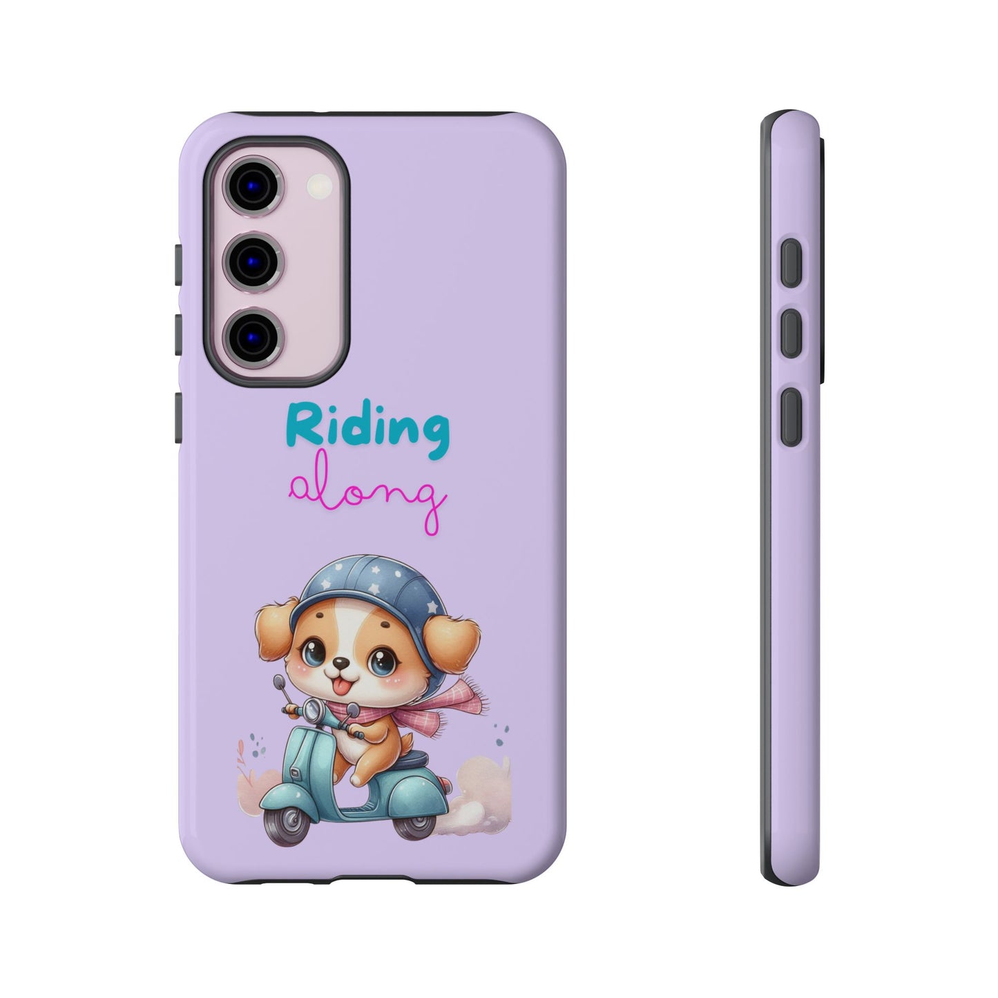 Purple Puppy Phone Case - for Apple, Samsung, and Google Phones