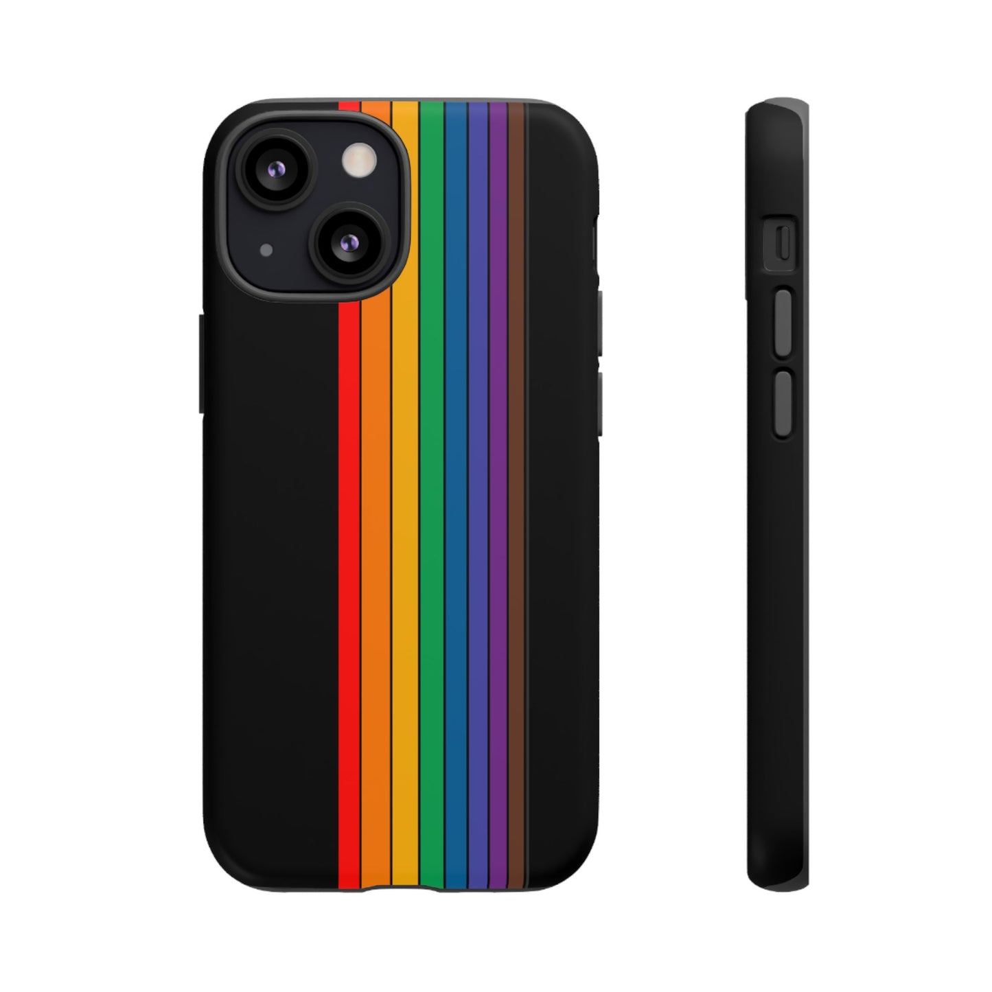 Rainbow Stripe Phone Case - for Apple, Samsung, and Google Phones