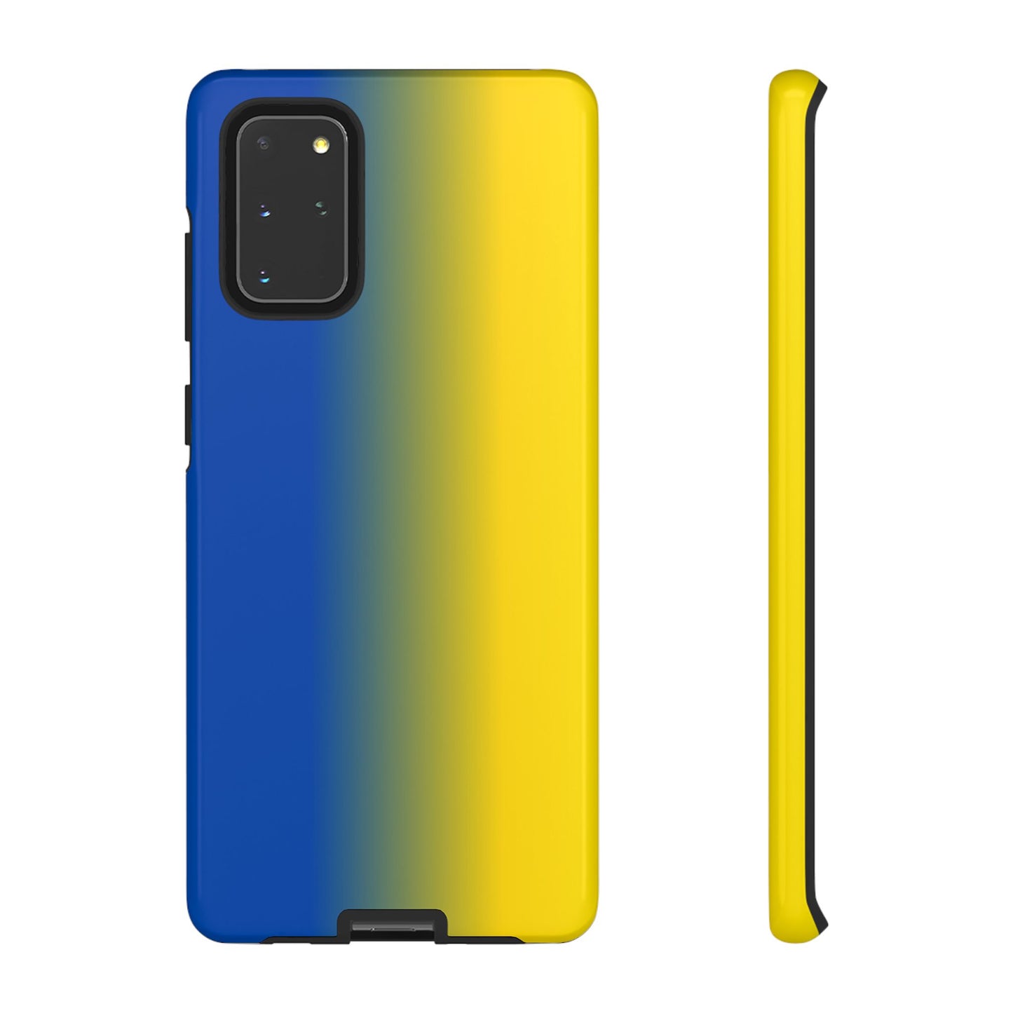 Ombre Blue and Gold Phone Case - for Apple, Samsung, and Google Phones