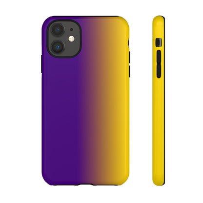 Ombre Purple and Gold Phone Case - for Apple, Samsung, and Google Phones