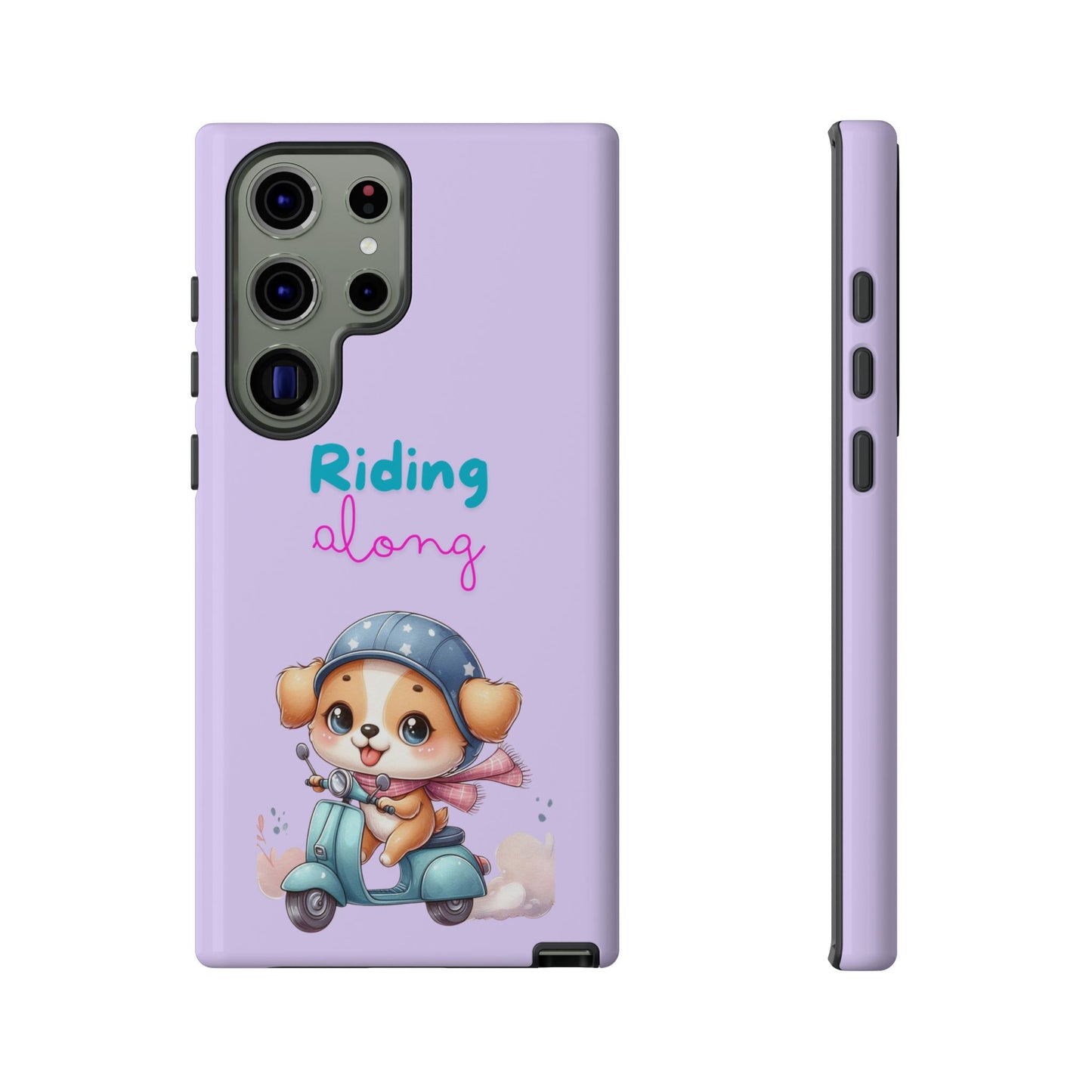 Purple Puppy Phone Case - for Apple, Samsung, and Google Phones