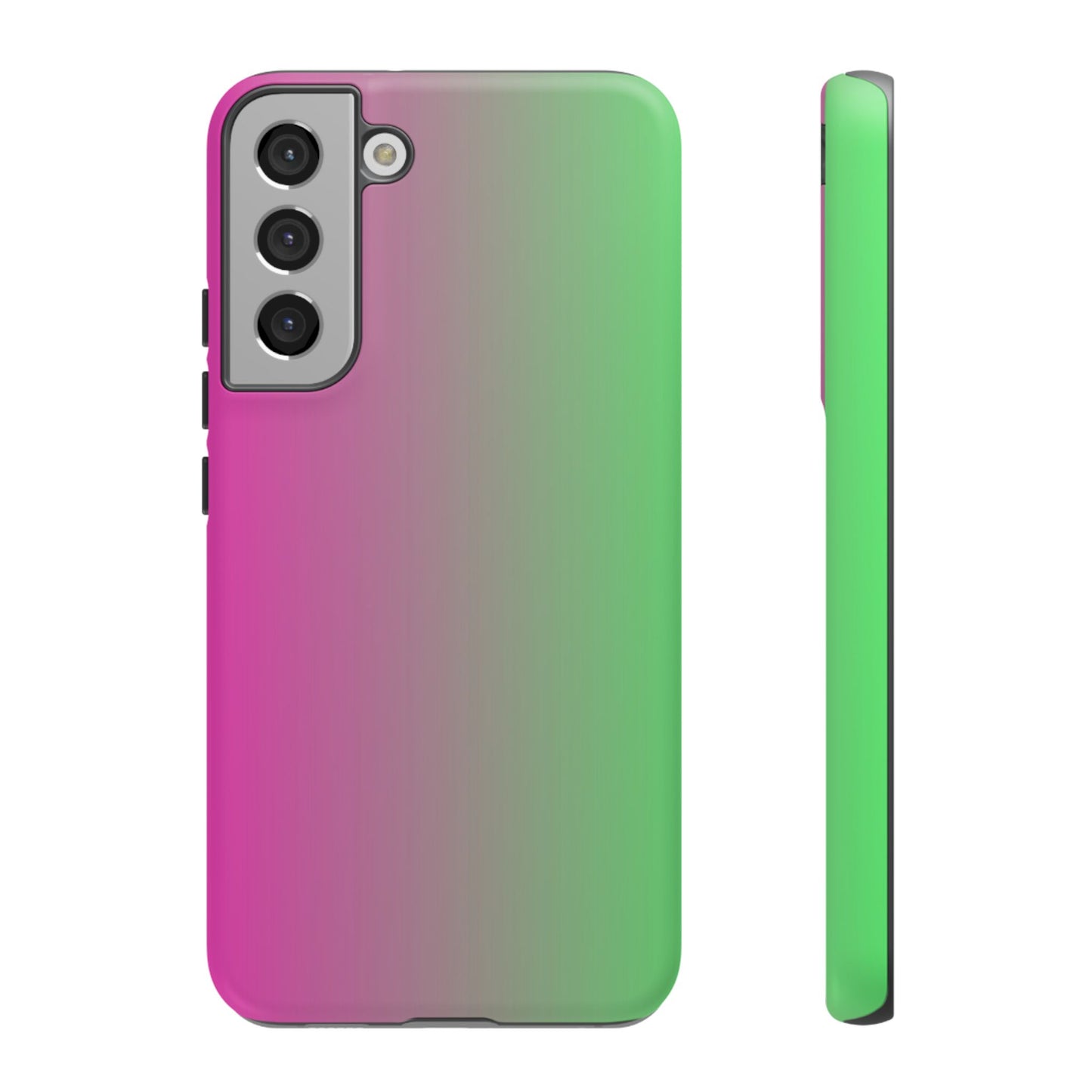 Ombre Pink and Green Phone Case - for Apple, Samsung, and Google Phones