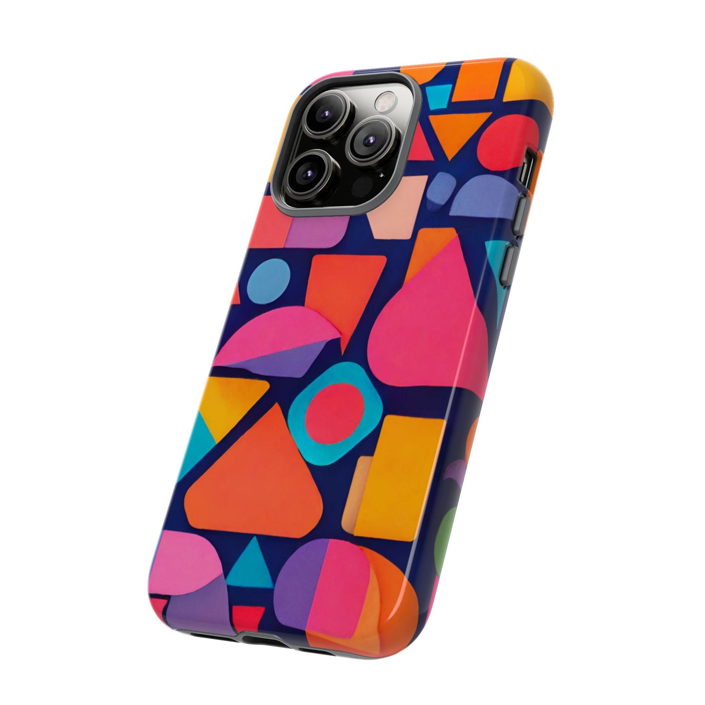 Abstract Geometric Shapes Phone Case - for Apple, Samsung, and Google Phones