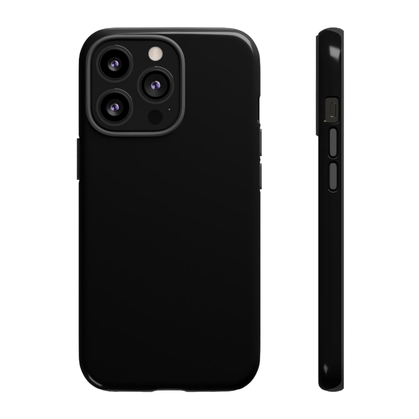 Black Phone Case - for Apple, Samsung, and Google Phones