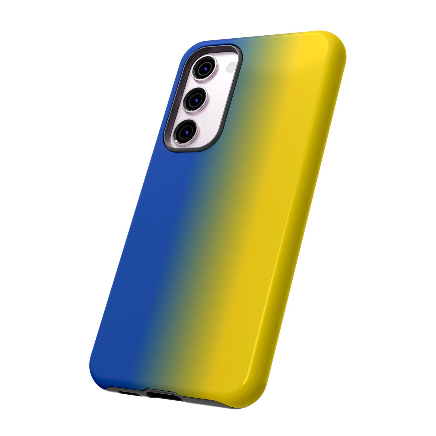 Ombre Blue and Gold Phone Case - for Apple, Samsung, and Google Phones