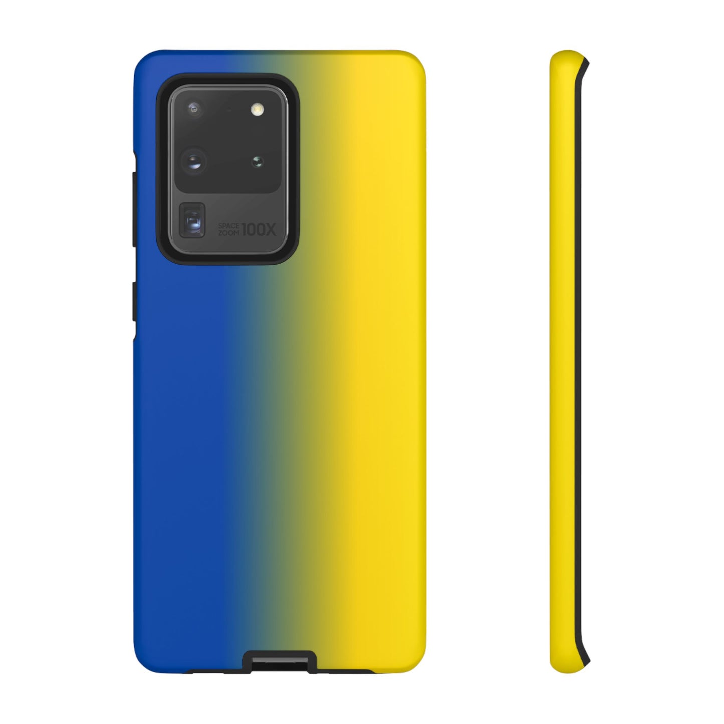 Ombre Blue and Gold Phone Case - for Apple, Samsung, and Google Phones