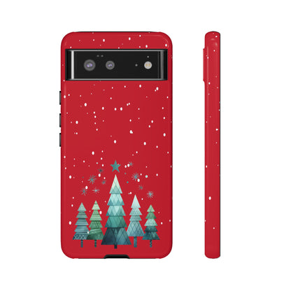 Christmas Pines Phone Case - for Apple, Samsung, and Google Phones