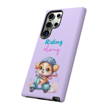 Purple Puppy Phone Case - for Apple, Samsung, and Google Phones