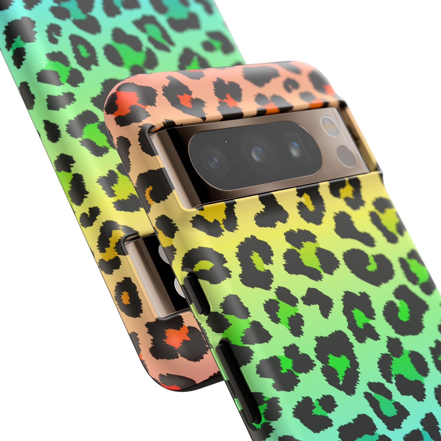 Rainbow Leopard Print Phone Case - for Apple, Samsung, and Google Phones