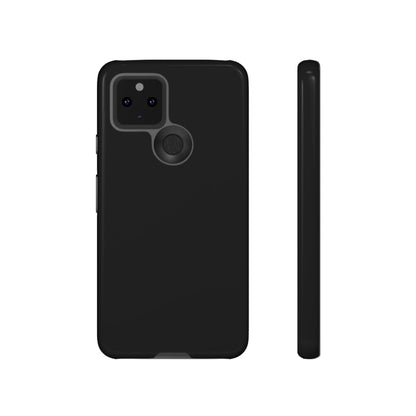 Black Phone Case - for Apple, Samsung, and Google Phones