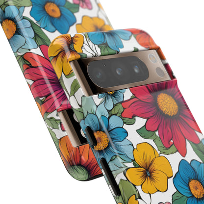 Floral Phone Case - for Apple, Samsung, and Google Phones