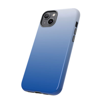 Ombre Blue and White Phone Case - for Apple, Samsung, and Google Phones