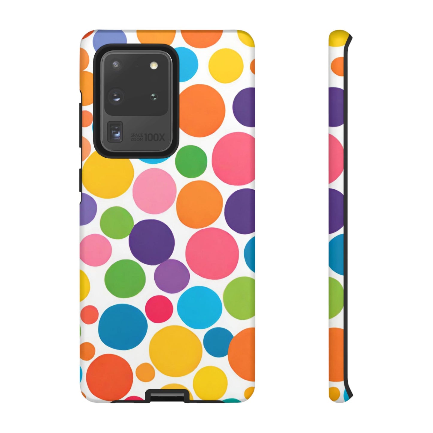 Multicolored Polka Dot Phone Case - for Apple, Samsung, and Google Phones