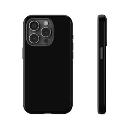 Black Phone Case - for Apple, Samsung, and Google Phones