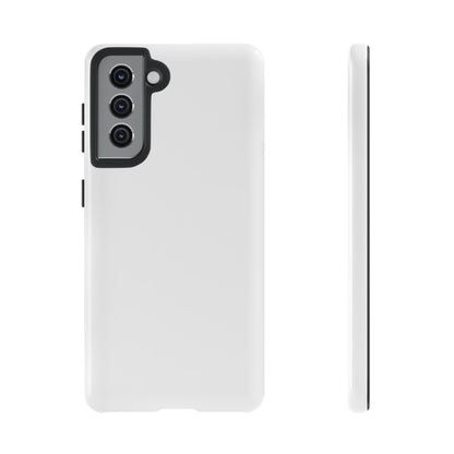 White Phone Case - for Apple, Samsung, and Google Phones