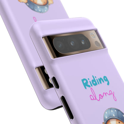 Purple Puppy Phone Case - for Apple, Samsung, and Google Phones