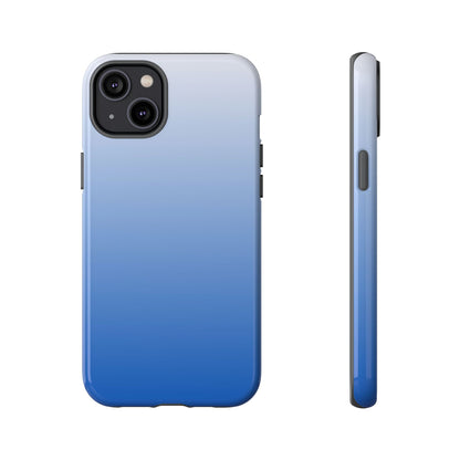 Ombre Blue and White Phone Case - for Apple, Samsung, and Google Phones