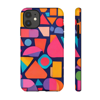 Abstract Geometric Shapes Phone Case - for Apple, Samsung, and Google Phones