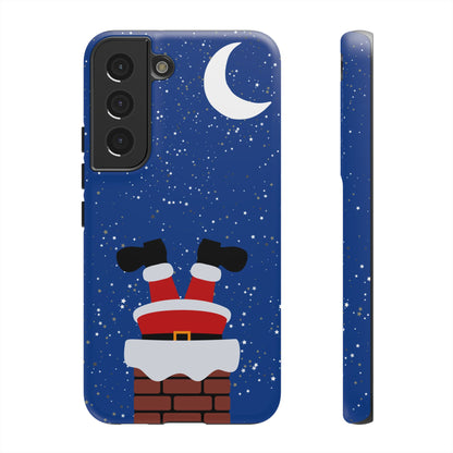 Stuck Santa Phone Case - for Apple, Samsung, and Google Phones