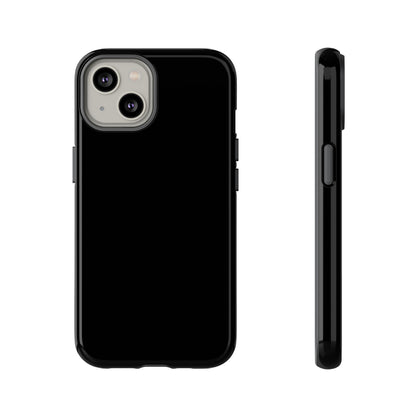 Black Phone Case - for Apple, Samsung, and Google Phones