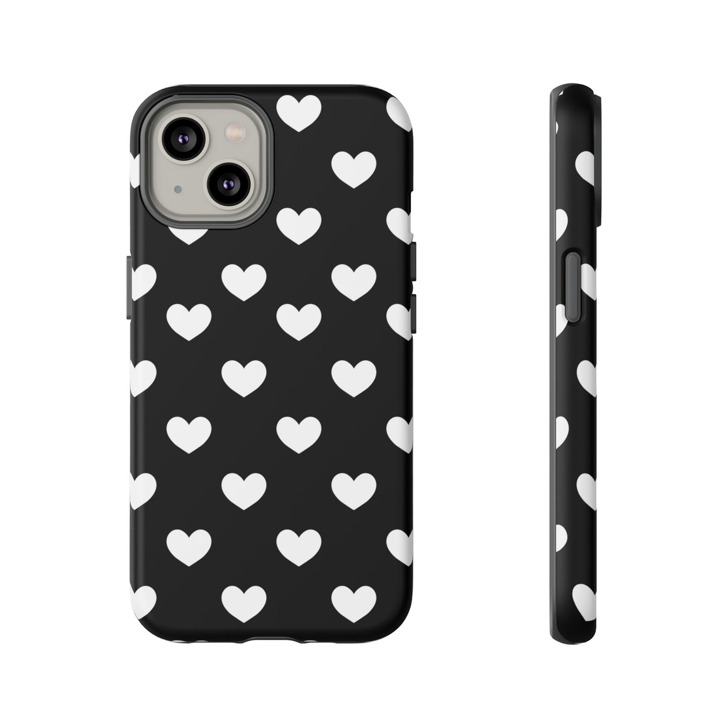 White Heart Phone Case - for Apple, Samsung, and Google Phones