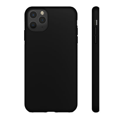 Black Phone Case - for Apple, Samsung, and Google Phones