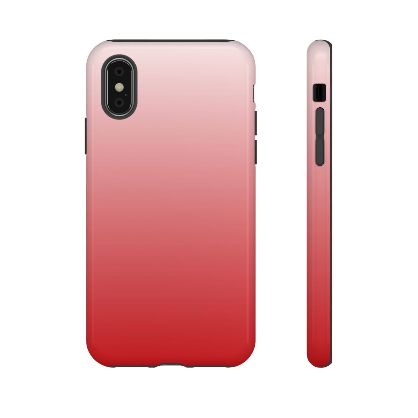 Ombre Crimson and Cream Phone Case - for Apple, Samsung, and Google Phones