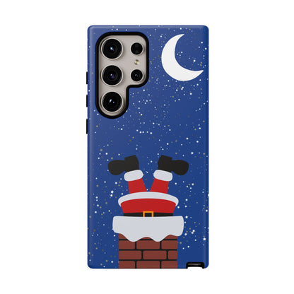 Stuck Santa Phone Case - for Apple, Samsung, and Google Phones