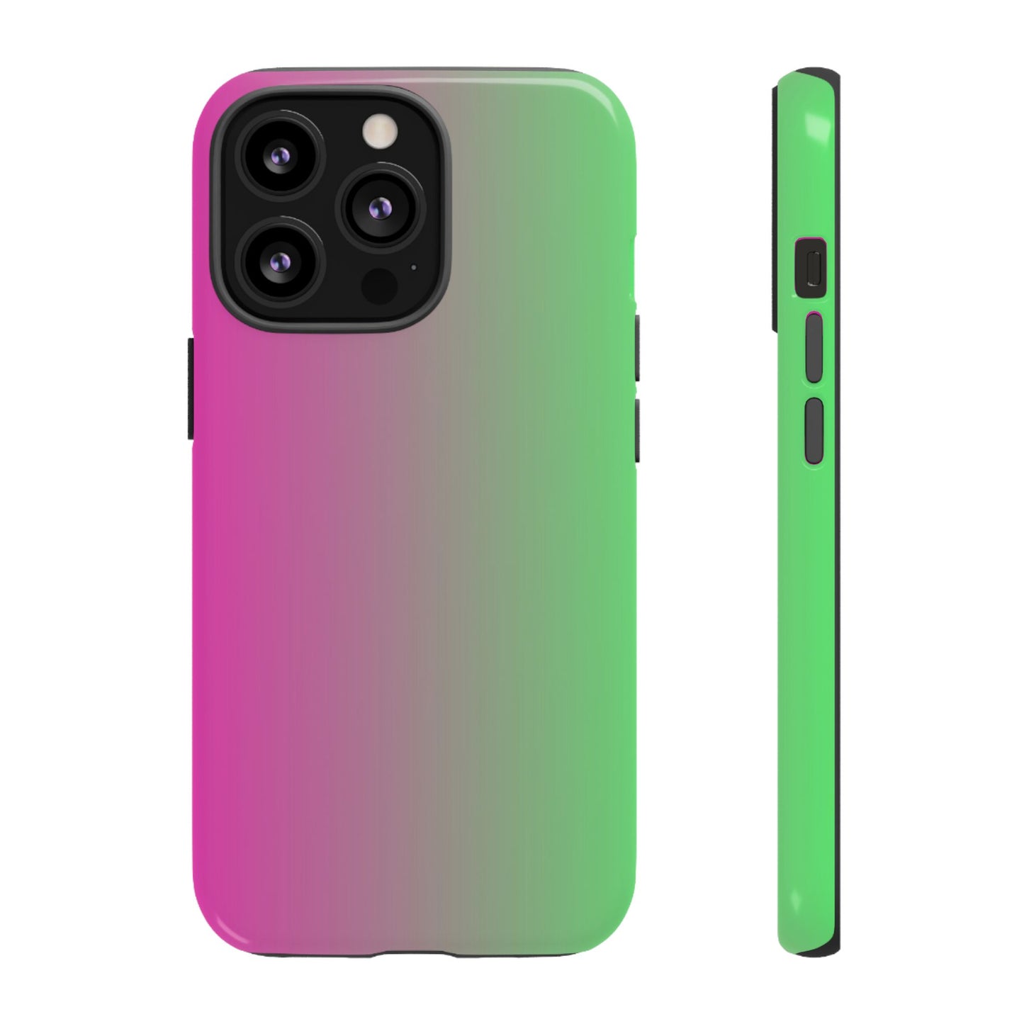 Ombre Pink and Green Phone Case - for Apple, Samsung, and Google Phones