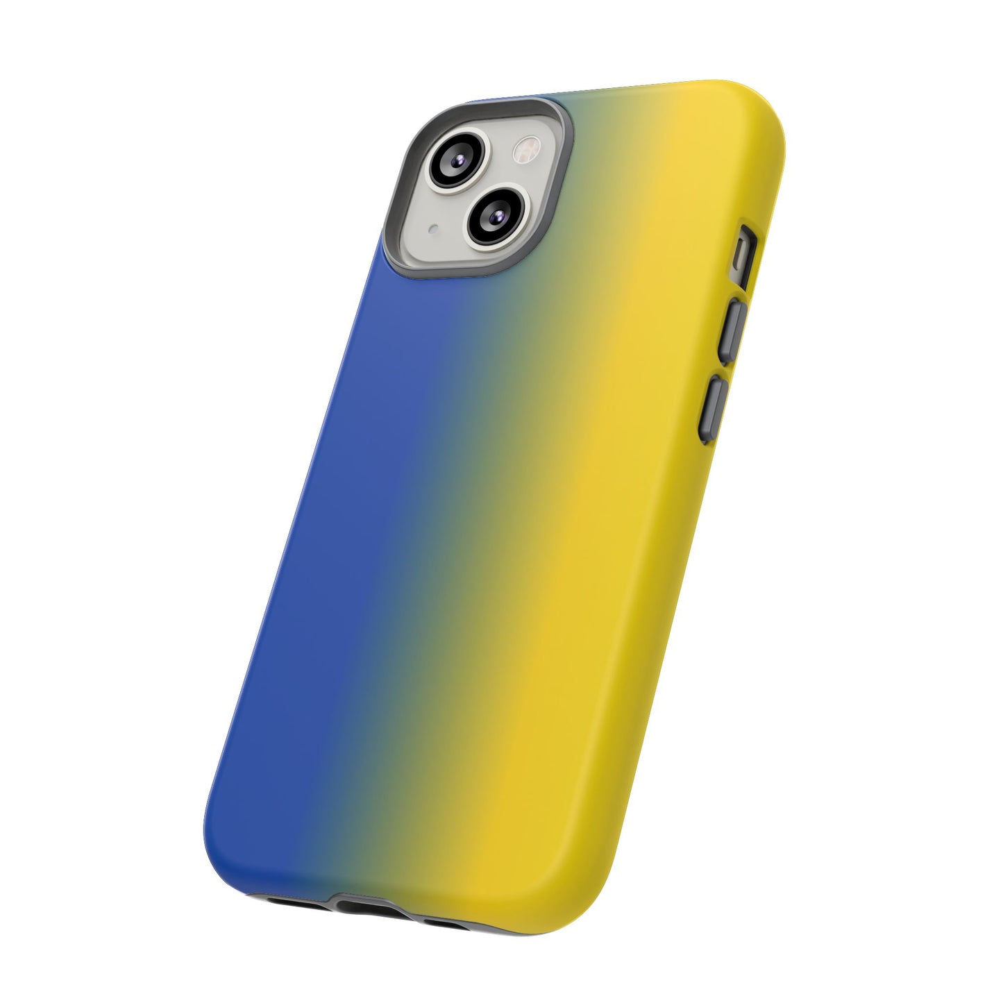 Ombre Blue and Gold Phone Case - for Apple, Samsung, and Google Phones