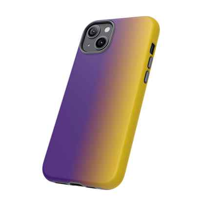 Ombre Purple and Gold Phone Case - for Apple, Samsung, and Google Phones