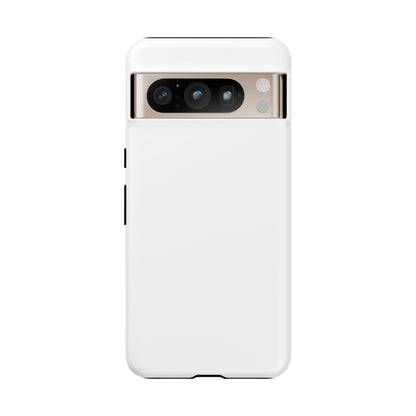 White Phone Case - for Apple, Samsung, and Google Phones