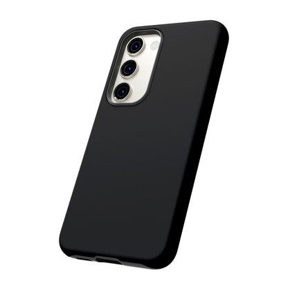 Black Phone Case - for Apple, Samsung, and Google Phones