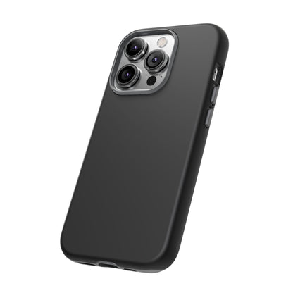 Black Phone Case - for Apple, Samsung, and Google Phones