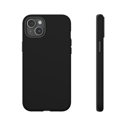 Black Phone Case - for Apple, Samsung, and Google Phones