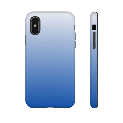 Ombre Blue and White Phone Case - for Apple, Samsung, and Google Phones