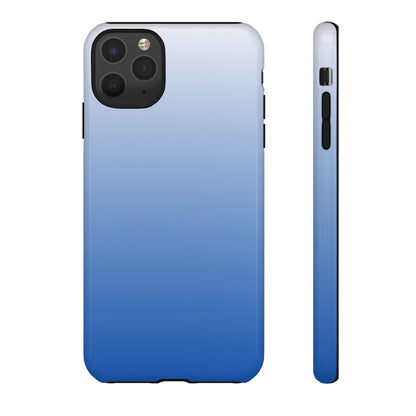 Ombre Blue and White Phone Case - for Apple, Samsung, and Google Phones