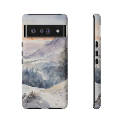 Winter Snowscape Phone Case - for Apple, Samsung, and Google Phones