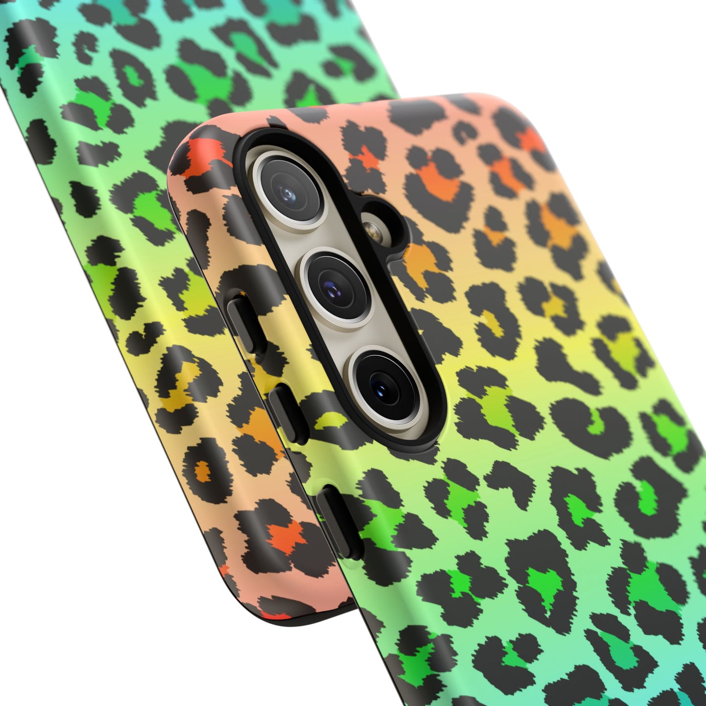 Rainbow Leopard Print Phone Case - for Apple, Samsung, and Google Phones